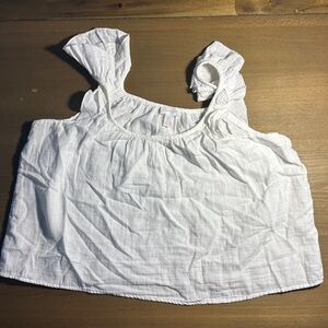 J. Jill Ivory Sleeveless Blouse